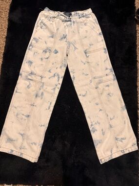 Vanilla Star Light Blue Tie-Dye Skinny Jeans